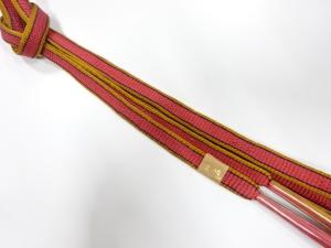 未使用品　正絹　手組帯締め